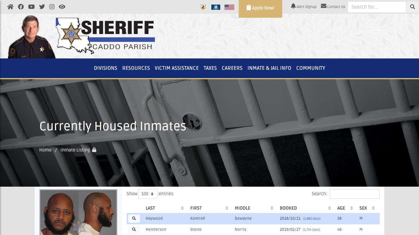 Caddo Correctional Center Inmates